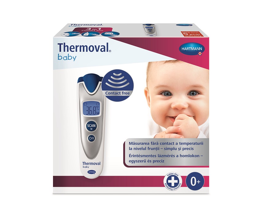 Hartmann Thermoval Baby Thermomètre Hochet Offert
