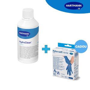 Solutie de curatare a ranilor HydroClean Solution 350 ml Hartmann+Cadou manusi Fino